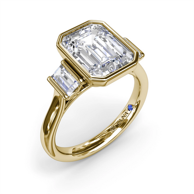 Fana Engagement Rings in Yellow Gold containing Diamond S4233/YG