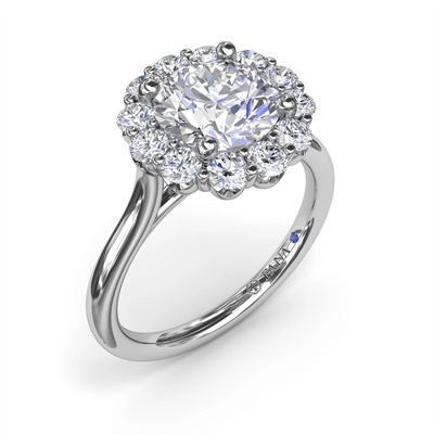 Fana Engagement Rings in White Gold containing Diamond S4214/WG