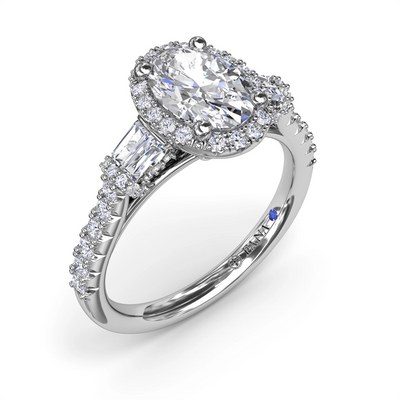 Fana Engagement Rings in White Gold containing Diamond S4231/WG