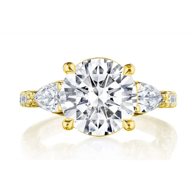 Tacori Engagement Rings in Yellow Gold containing Diamond 2695 2.2 RD 9.5 Y