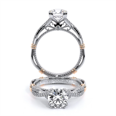 Verragio Engagement Rings in Mixed Metals containing Diamond D-105