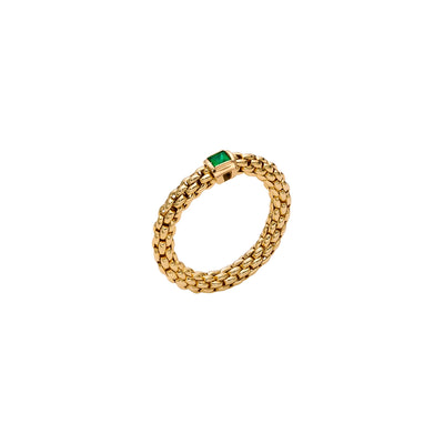 FOPE Rings in Yellow Gold containing Emerald 09E08AX_B6_G_XGX_00S