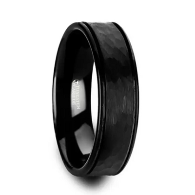 Mens Bands Wedding Rings in Alternative Metals W3927-BTHG-6MM-8