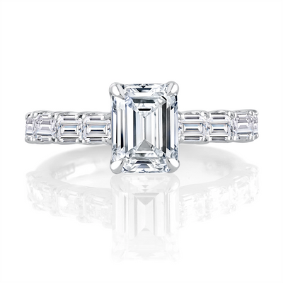 A. Jaffe Engagement Rings in White Gold containing Diamond MECEC2822/370-W