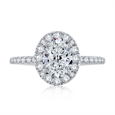 A. Jaffe Engagement Rings in White Gold containing Diamond ME2168Q/205-W