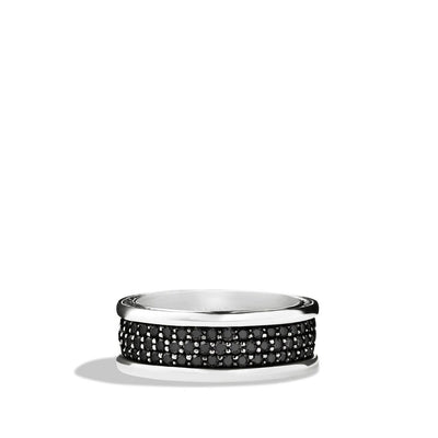 David Yurman Rings in Silver containing Black diamond R05463MSSABD12