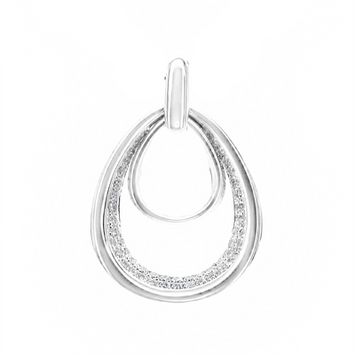 Pendants Pendants in White Gold containing Diamond 431542