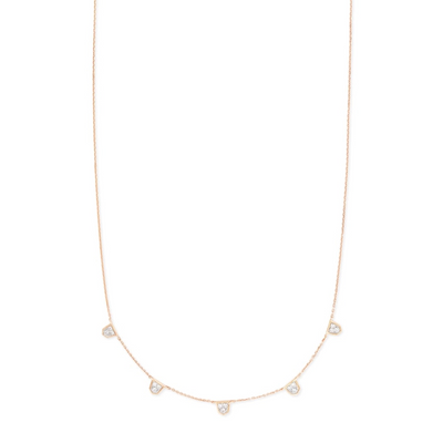 Kendra Scott Necklaces in Rose Gold containing Diamond 4217704355