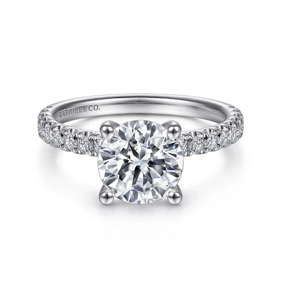 Gabriel & Co Engagement Rings in White Gold containing Diamond ER13904R8W44JJ