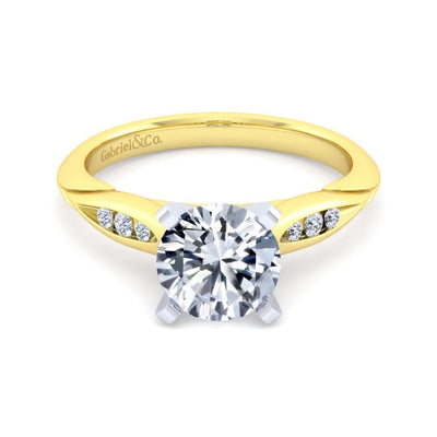 Gabriel & Co Engagement Rings in Mixed Metals containing Diamond ER11749R8M44JJ