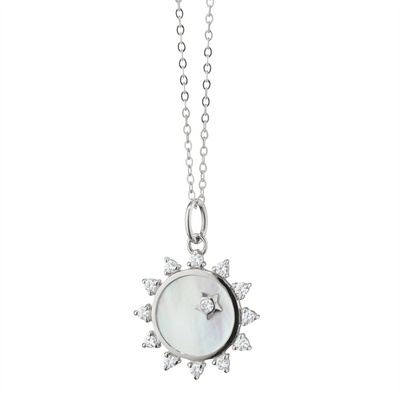 Monica Rich Kosann Necklaces in Silver containing Mother of pearl, Other, Multi-gemstone CH-41583