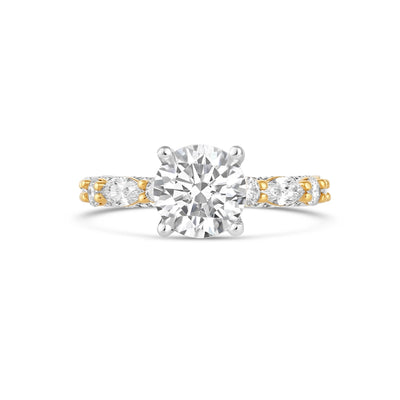 Verragio Engagement Rings in Mixed Metals containing Diamond ENG-0490R-2.5-7.5