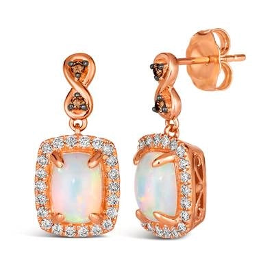 Le Vian Earrings in Rose Gold containing Opal, Multi-gemstone, Diamond BVRF-6