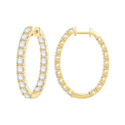 csv_image Earrings Earring in Yellow Gold containing Diamond 433556