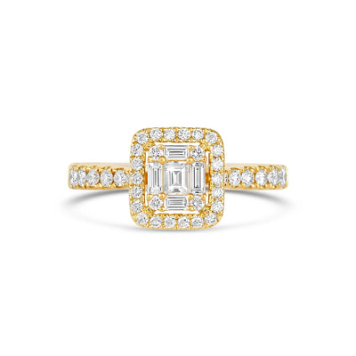 Engagement Collections Rings in Yellow Gold containing Diamond 433751