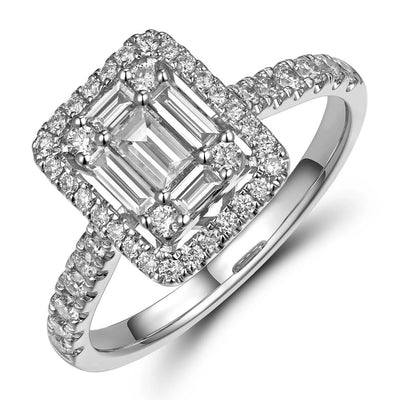 Engagement Collections Rings in White Gold containing Diamond 433752