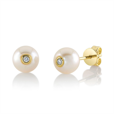 Earrings Earrings in Yellow Gold containing Multi-gemstone, Diamond, Pearl 434499