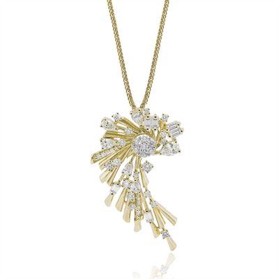 Simon G Necklaces in Mixed Metals containing Diamond LP4979