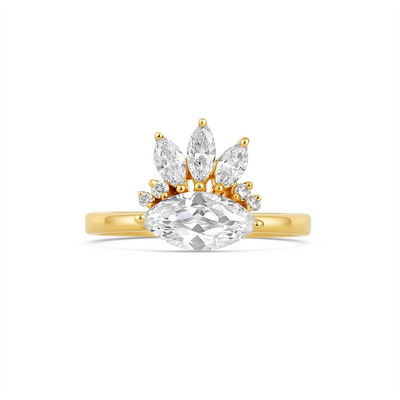 Little Bird Engagement Rings in Yellow Gold containing Diamond LB434