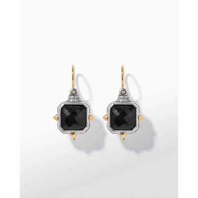 Konstantino Earrings in Mixed Metals containing Black onyx SKMK3214-120