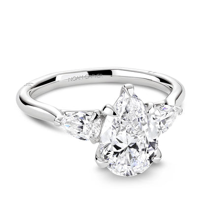 Noam Carver  Engagement Rings in White Gold containing Diamond A092-04WM-FCYA