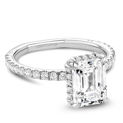 Noam Carver  Engagement Rings in White Gold containing Diamond A099-01WM-FCYA