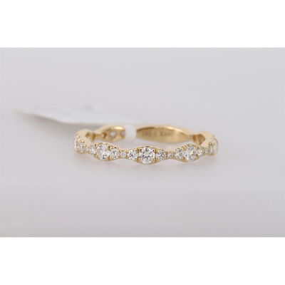 Wedding Bands Wedding Rings in Yellow Gold containing Diamond 435780