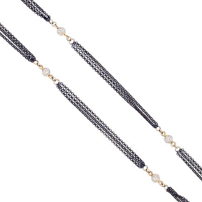 Cynthia Ann Necklaces in Mixed Metals containing Diamond ECN3243-B-18