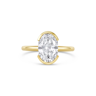 A. Jaffe Engagement Rings in Yellow Gold containing Diamond MECOV2953L-200-14Y