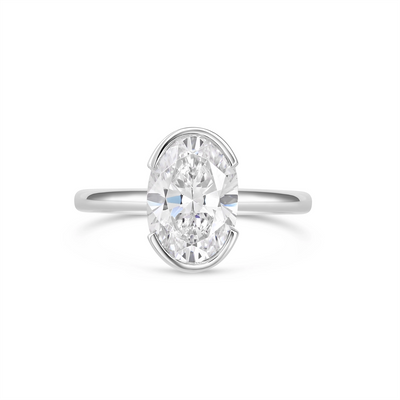 A. Jaffe Engagement Rings in White Gold containing Diamond MECOV2953L-250-14W