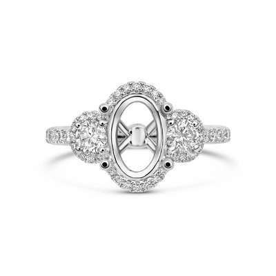 Fana Engagement Rings in White Gold containing Diamond S3223-WG