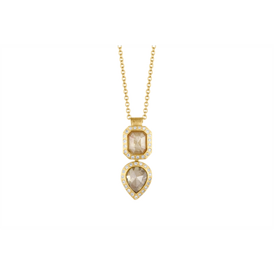 Todd Reed Necklaces in Yellow Gold containing Other, Multi-gemstone, Diamond 438874