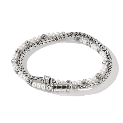 John Hardy Bracelets in Silver containing Pearl BB900635XUM