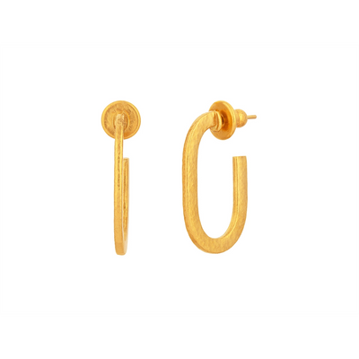 Gurhan Earrings in Yellow Gold E300-OV2512-P