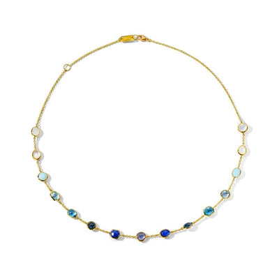 Ippolita Necklaces in Yellow Gold containing Blue topaz , London blue topaz, Mother of pearl, Lapis, Quartz, Other, Multi-gemstone GN1763MARE