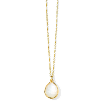 Ippolita Necklaces in Yellow Gold containing Mother of pearl, Quartz, Multi-gemstone GN344DFMOP-B