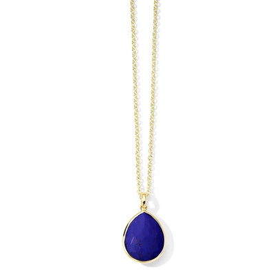 Ippolita Necklaces in Yellow Gold containing Lapis, Quartz, Multi-gemstone GN343DFLP-B