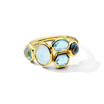 Ippolita Rings in Yellow Gold containing Blue topaz , London blue topaz, Quartz, Other, Multi-gemstone GR986MARE