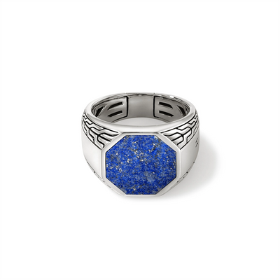 John Hardy Rings in Silver containing Lapis RMS9011531LPZ11