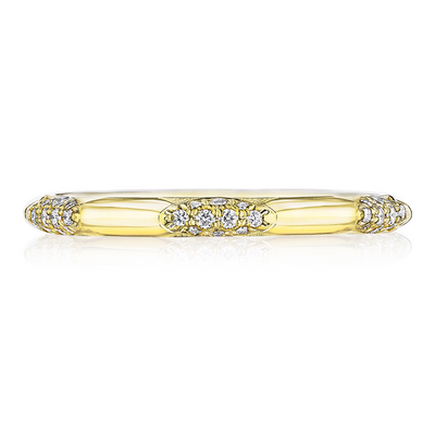 Tacori Wedding Rings in Yellow Gold containing Diamond HT 2582 B 1/2 Y