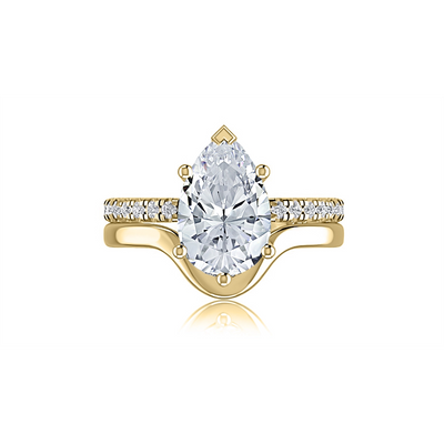 A. Jaffe Engagement Rings in Yellow Gold containing Diamond MECPS3109L/329-Y