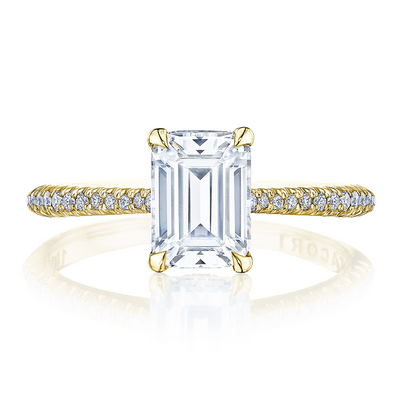 Tacori Engagement Rings in Yellow Gold containing Diamond HT 2581 EC 9.5X7 Y