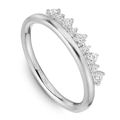 Noam Carver  Wedding Rings in White Gold containing Diamond STC41-1WM-D