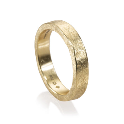 Todd Reed Wedding Rings in Yellow Gold trdr100-4mm-wms