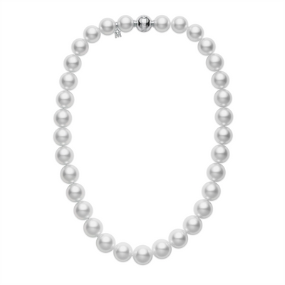 Mikimoto Necklaces in White Gold containing Multi-gemstone, Diamond, Pearl MNS08615NRX06295