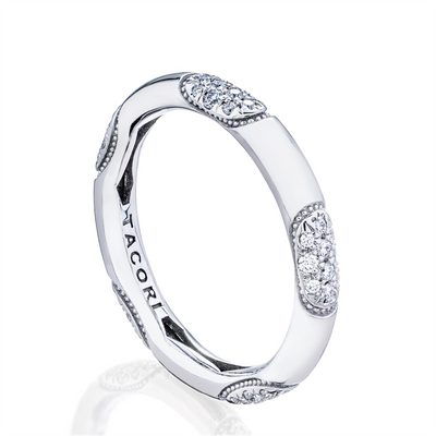 Tacori Wedding Rings in White Gold containing Diamond FR 848