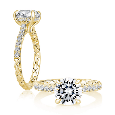 A. Jaffe Engagement Rings in Yellow Gold containing Diamond MECRD3407Q/290