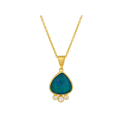 Gurhan Necklaces in Yellow Gold containing Opal, Multi-gemstone, Diamond OKN-YG-ETO-18268-18