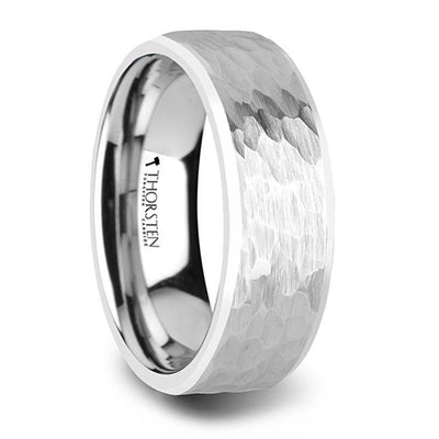 Mens Bands Wedding Rings in Alternative Metals W1164-WTHF-8MM-11