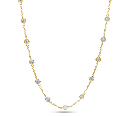 Necklaces Necklaces in Yellow Gold containing Diamond 445283